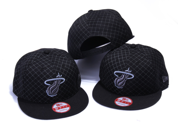 NBA Miami Heat NE Snapback Hat #105